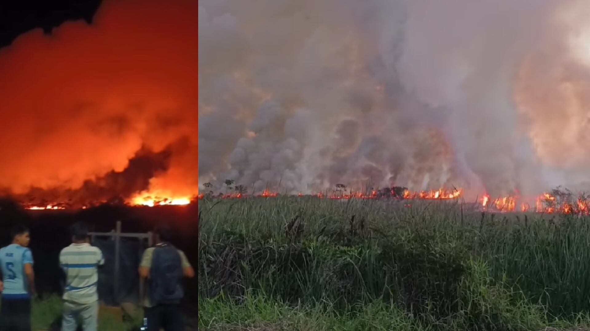 Gran incendio en SJL consumió fábrica, 4 casas y un colegio