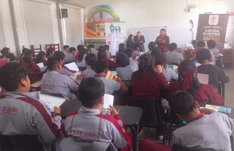 Buscan prevenir el consumo de drogas y alcohol en escolares