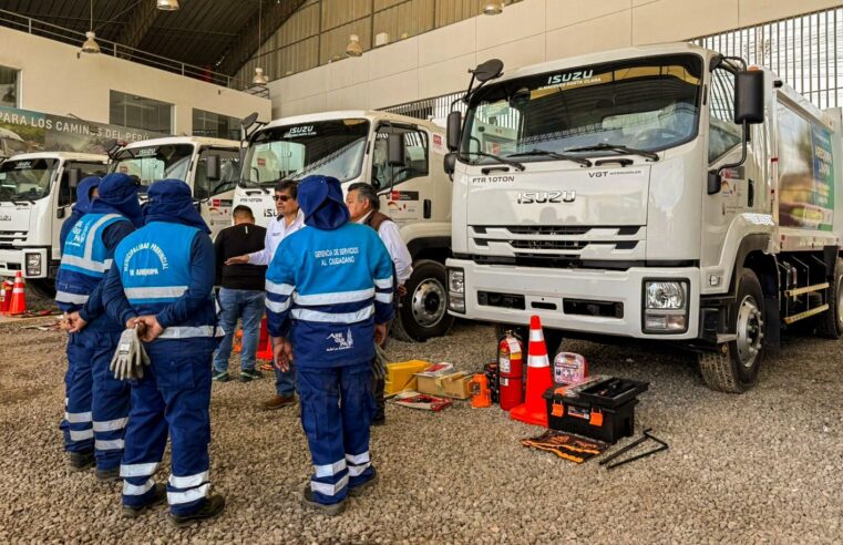 MPA tendrá 8 compactadoras nuevas para el servicio de limpieza pública