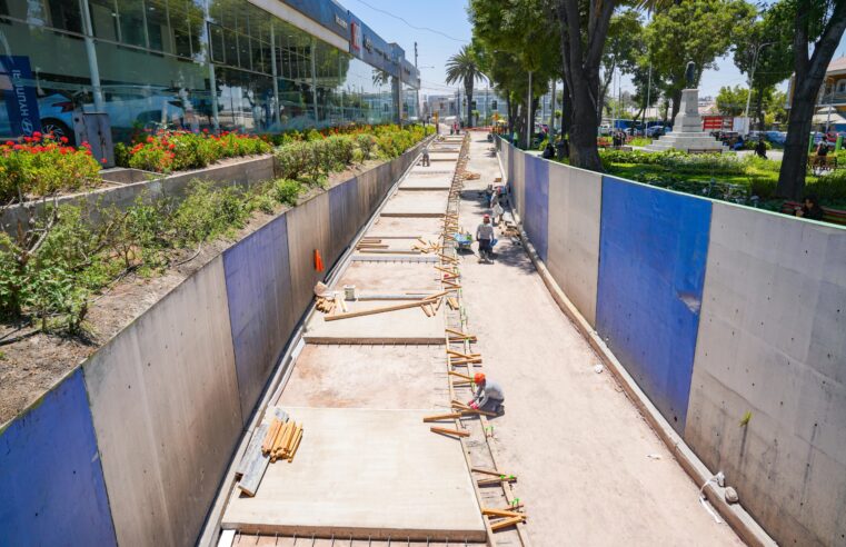 Obras en Av. Andrés Martínez incorporan sistema de drenaje con S/ 1,8 millones