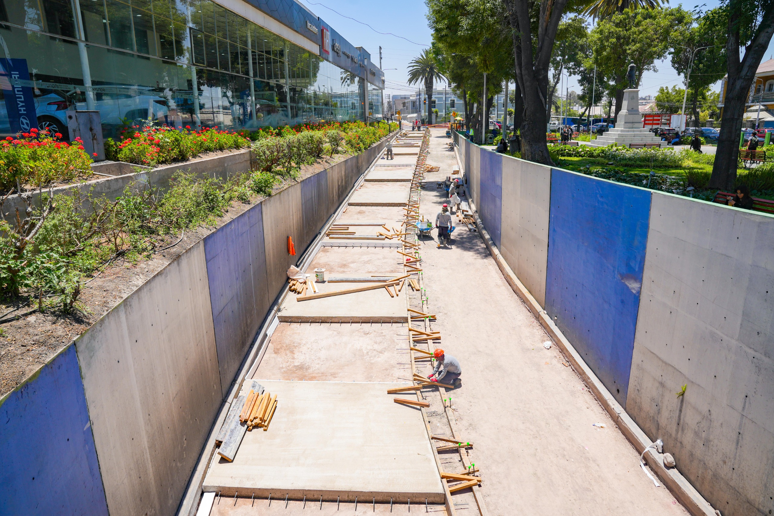 Obras en Av. Andrés Martínez incorporan sistema de drenaje con S/ 1,8 millones