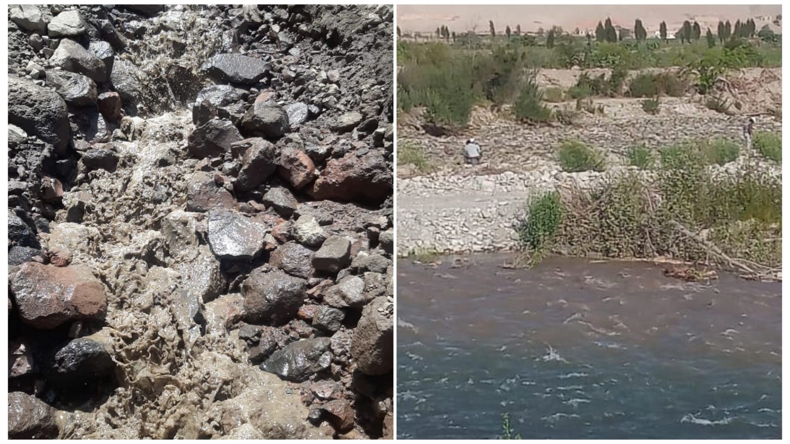 Autoridades despreocupadas por la contaminación en el río Majes