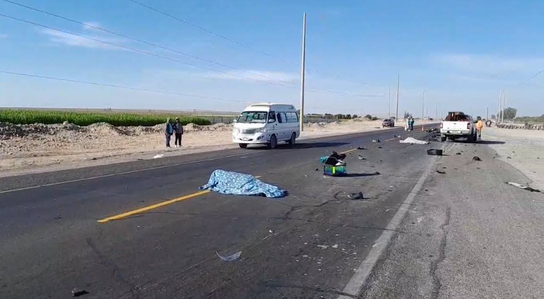 Pierden la vida en accidente de moto en Panamericana Sur