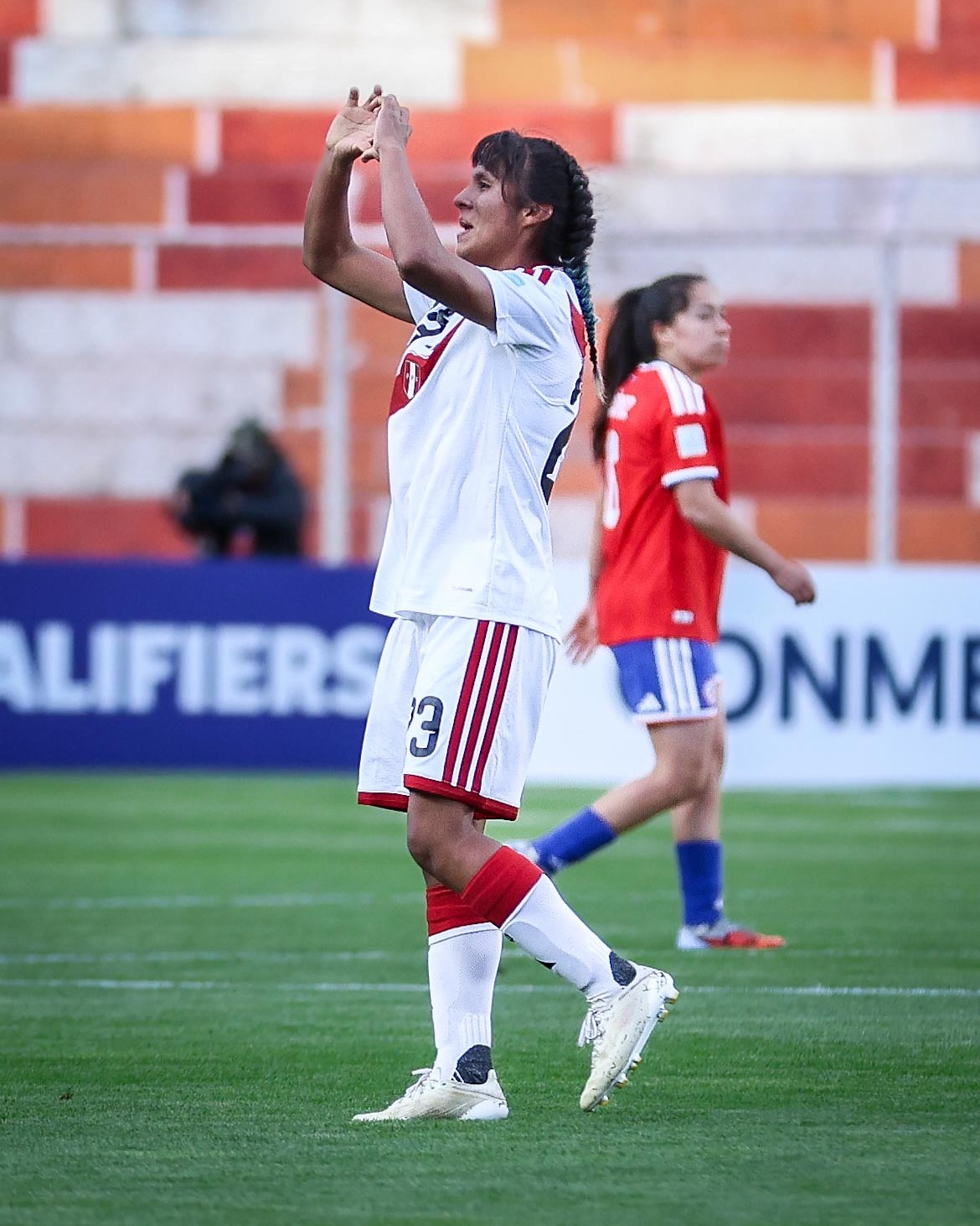 Gran actuación Raquel Bilcape en triunfo de  Perú 3-1 sobre Chile