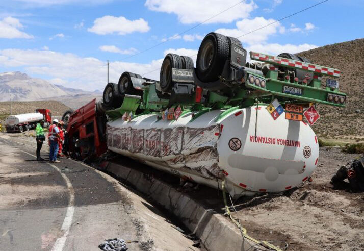 Aumentan accidentes con cisternas que transportan combustibles en carreteras