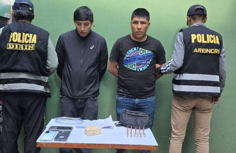 Desarticulan banda ‘Los Roba Casas’ en Juliaca