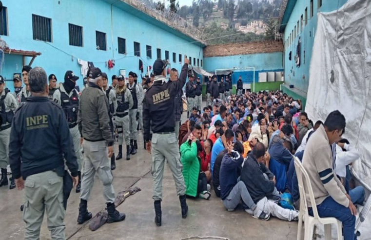 Inpe realiza requisa en penal contra crimen organizado 