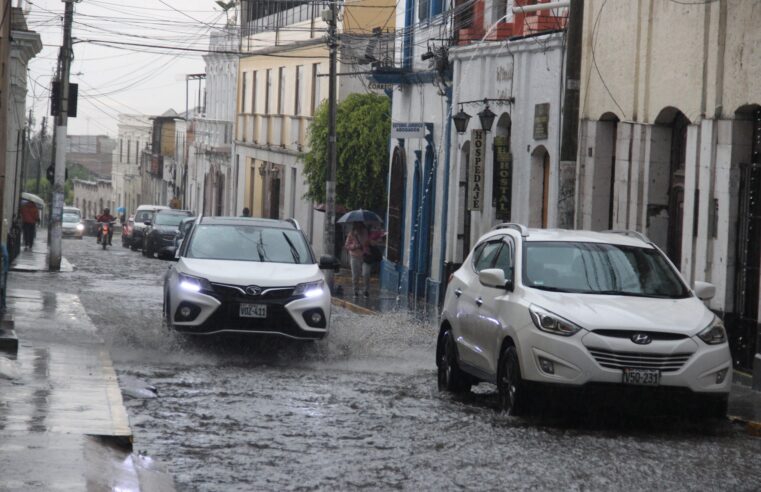 Alertan las zonas vulnerables en Arequipa por periodo de lluvias
