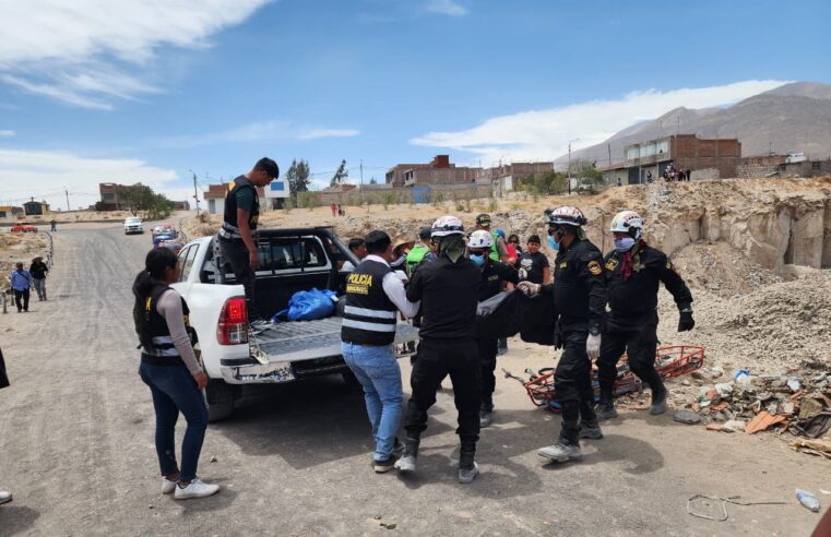 Hallan el cuerpo de Alexander Mamani en quebrada Paccha