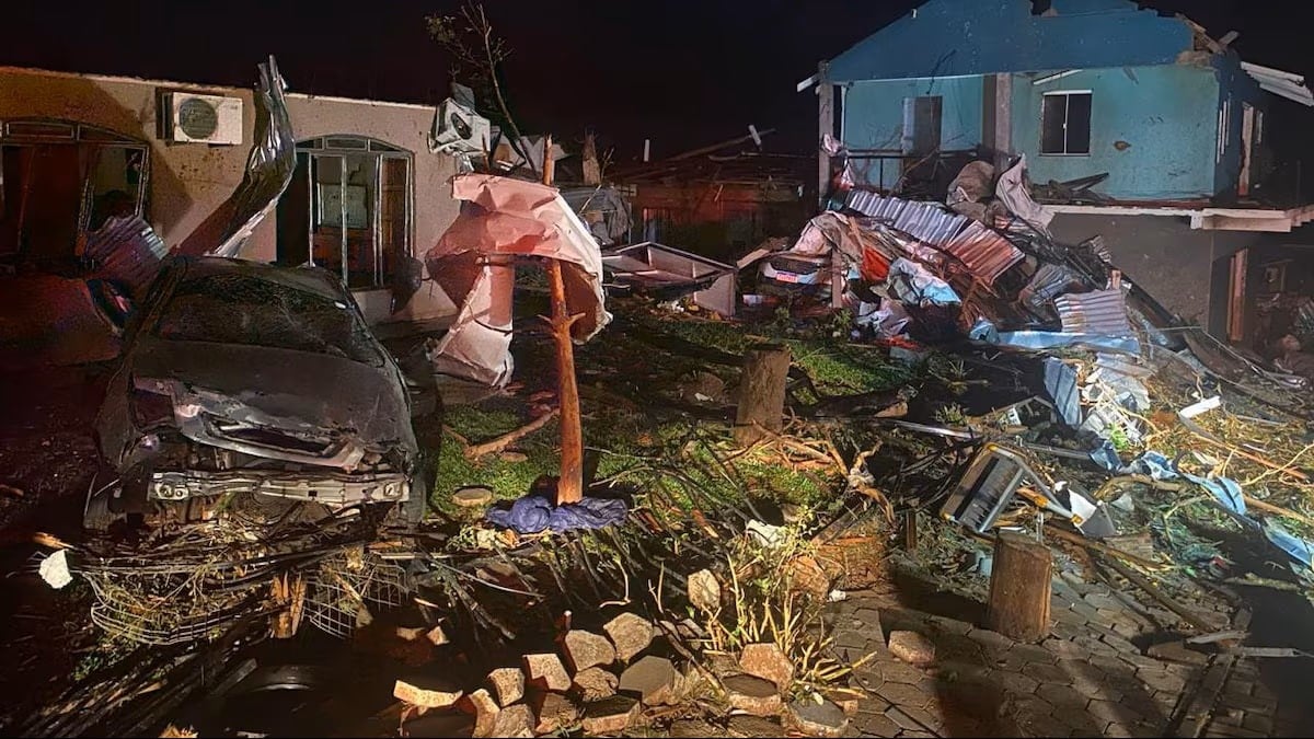 Al menos 5 muertos y 430 heridos por tornado en el sur de Brasil
