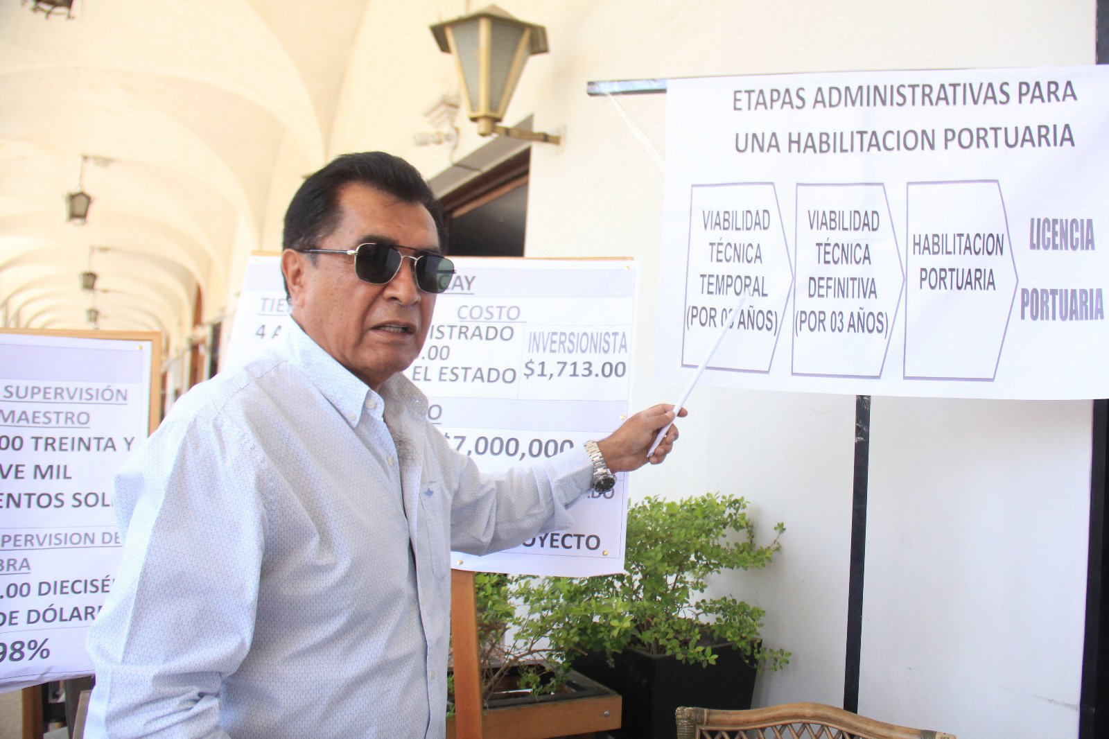 Vera Ballón: “Maniobras políticas frenan avance del puerto Corío”