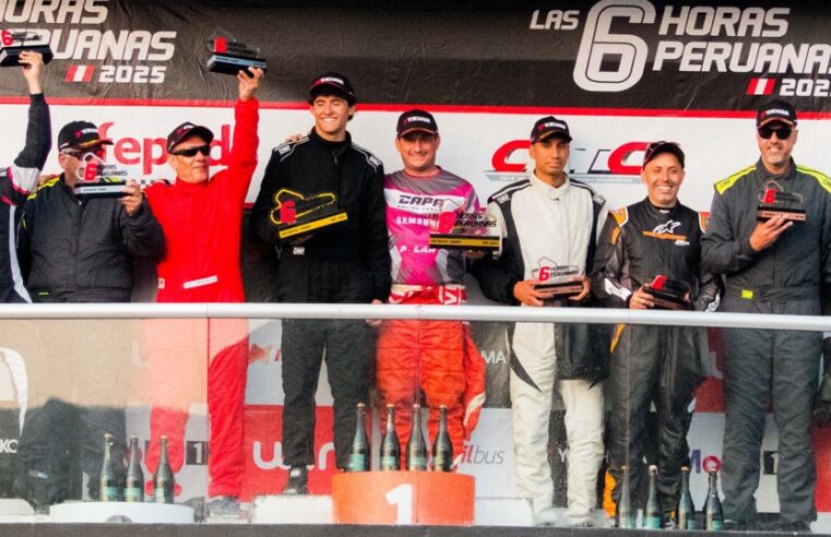 Arequipeños se subieron al podio en las «Seis Horas peruanas»