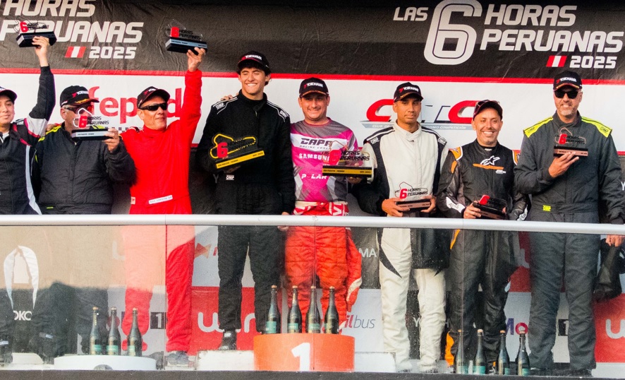Arequipeños se subieron al podio en las «Seis Horas peruanas»