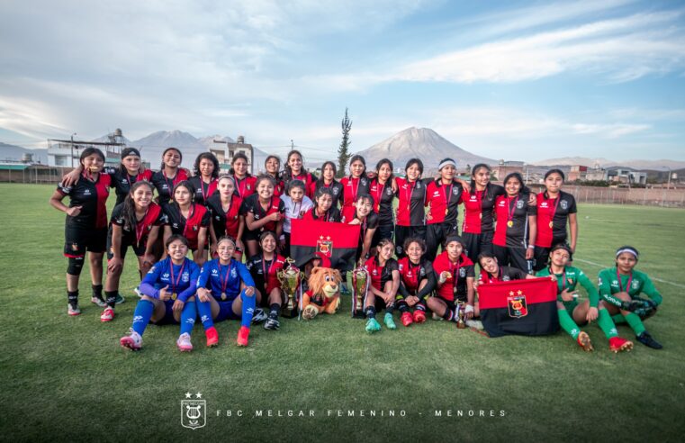 FBC Melgar campeón en sub-14 y sub-16 de fútbol femenino
