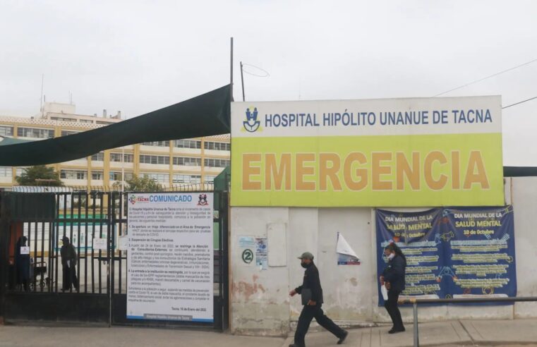 Declaran en emergencia Hospital Hipólito Unanue y el sistema de salud