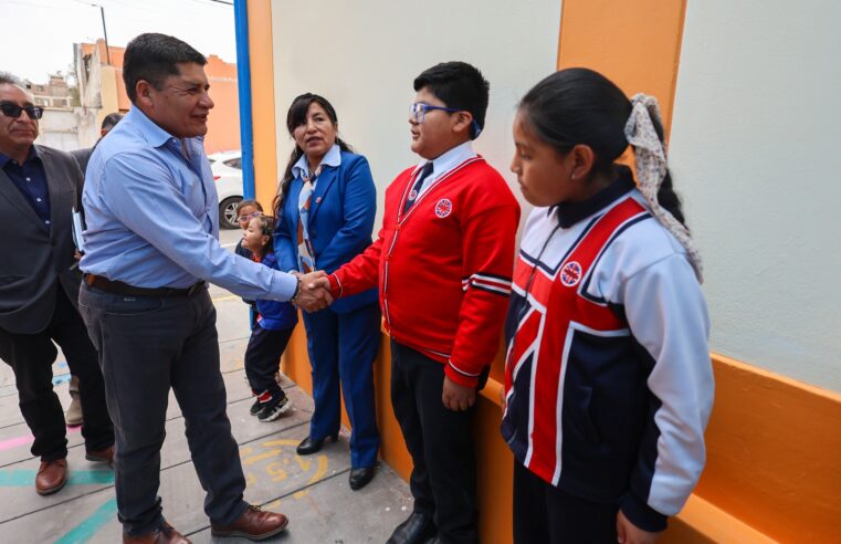 Más de 370 alumnos se benefician con renovación de I.E. 40002 Al Aire Libre