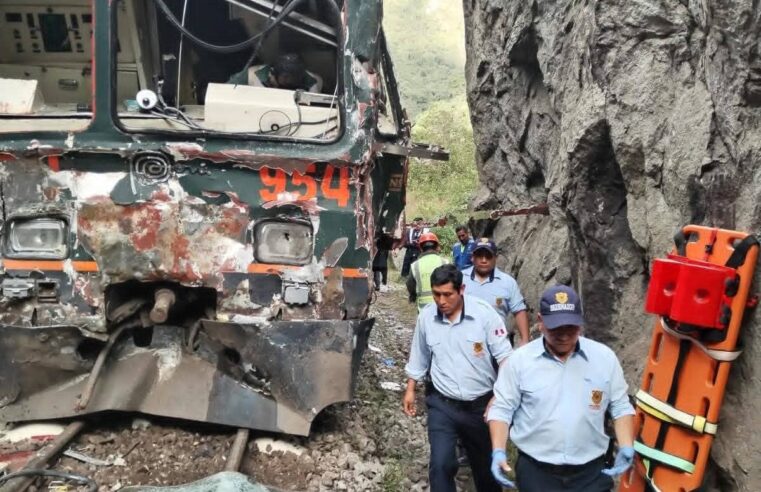 Choque de trenes en vía a Machu Picchu deja un muerto y 30 heridos