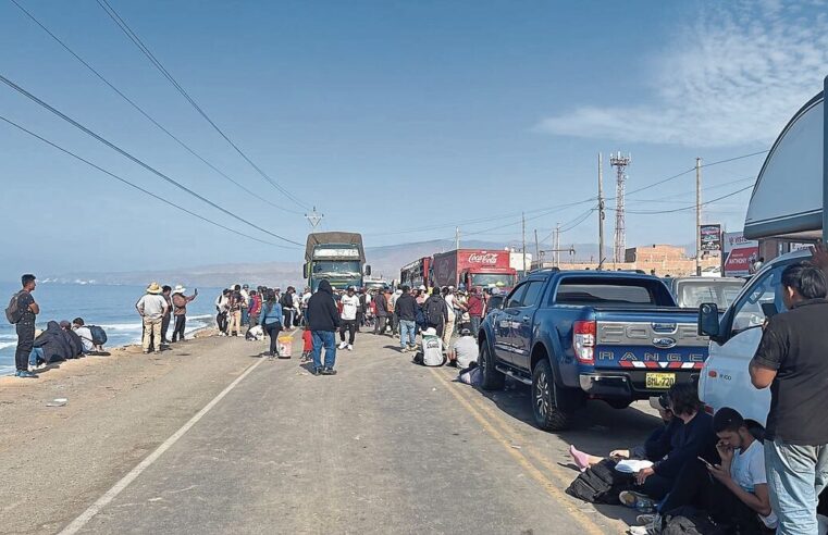 Bloqueo en la Panamericana deja S/ 50 millones en pérdidas
