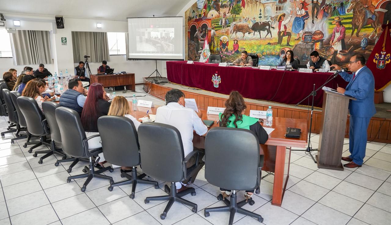 Concejo Municipal de Arequipa aprueba por unanimidad el Presupuesto Institucional 2026