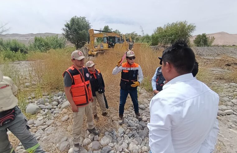 Inspeccionan maquinaria pesada destinada a prevenir desastres por lluvias en Arequipa