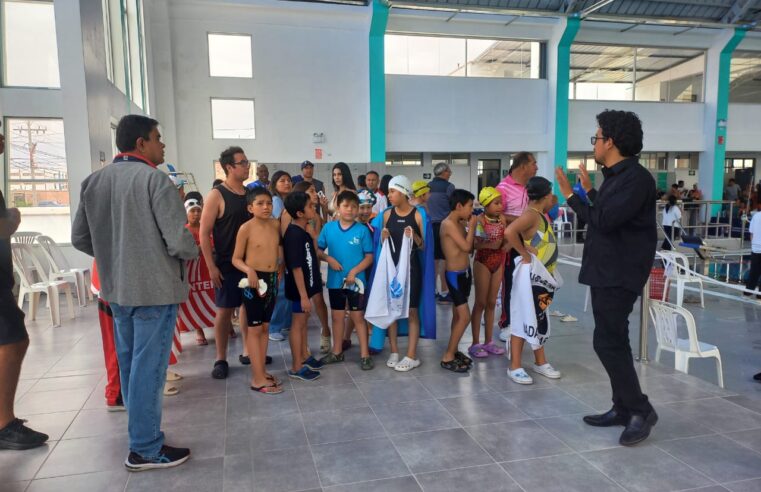 Más de 200 menores hubo en regional de natación en Mollendo