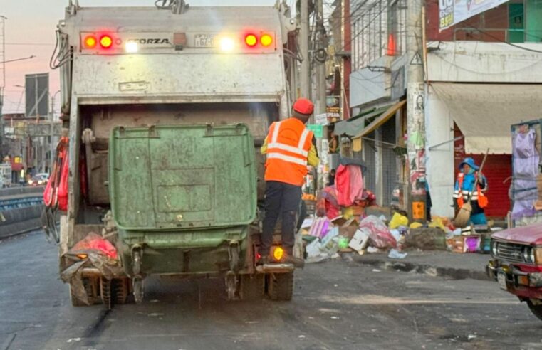 Más de 200 toneladas de residuos se generan en época festiva en la plataforma Avelino Cáceres