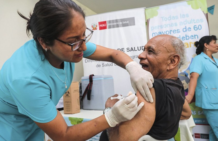 Cobertura de vacunación en adultos mayores sigue lejos de la meta en Arequipa