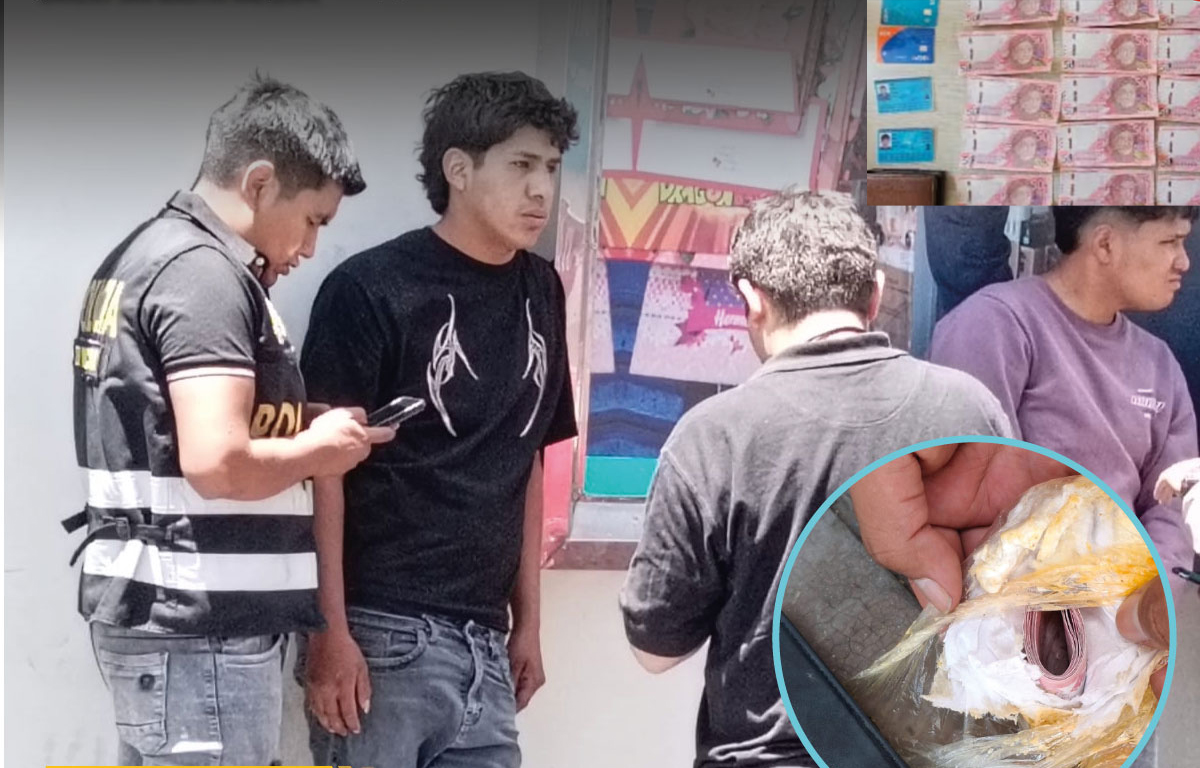 Detienen a dos implicados en circulación de billetes falsos en Bustamante