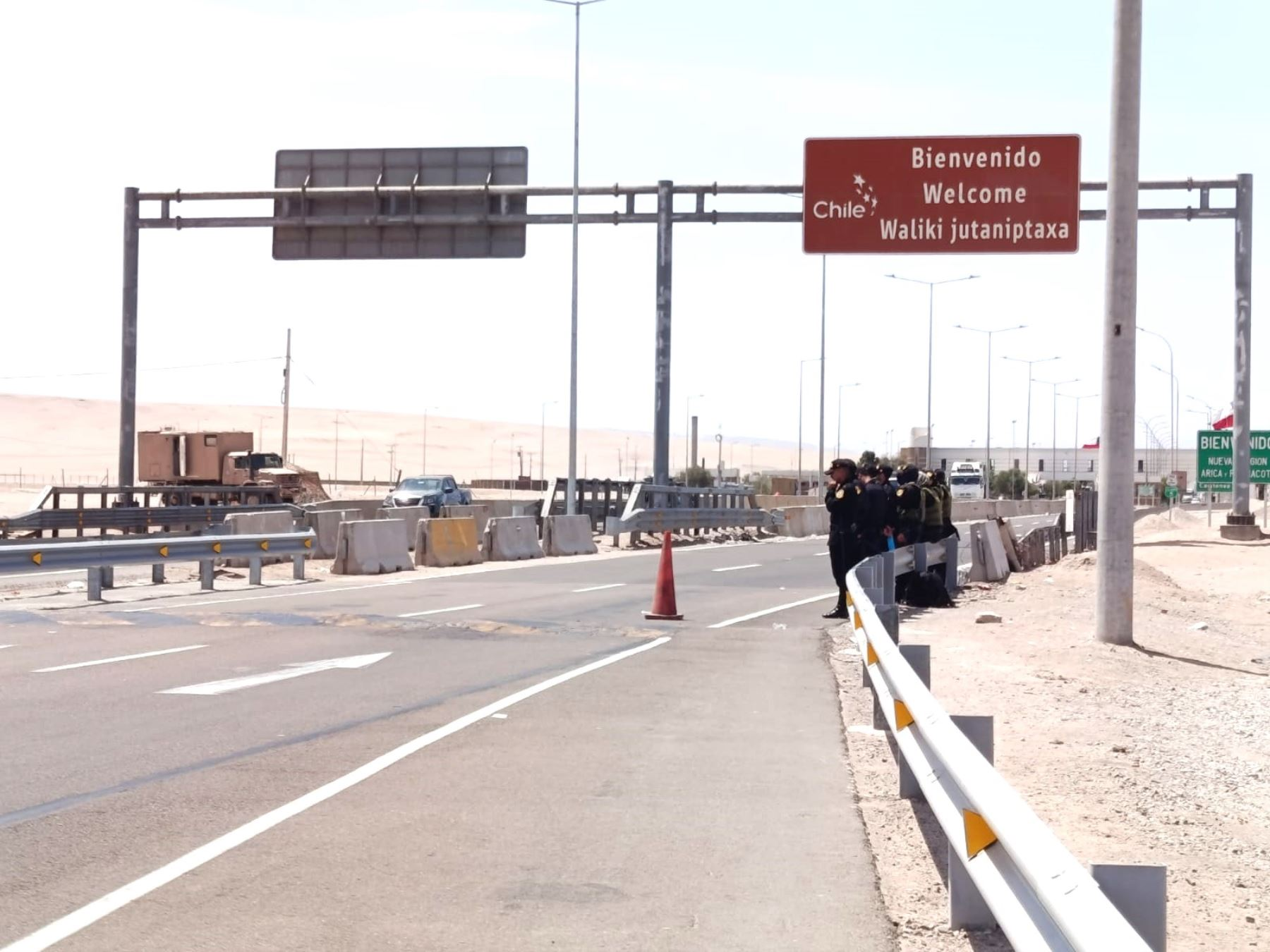 Fuerzas del orden refuerzan presencia en la frontera y no hay  migrantes