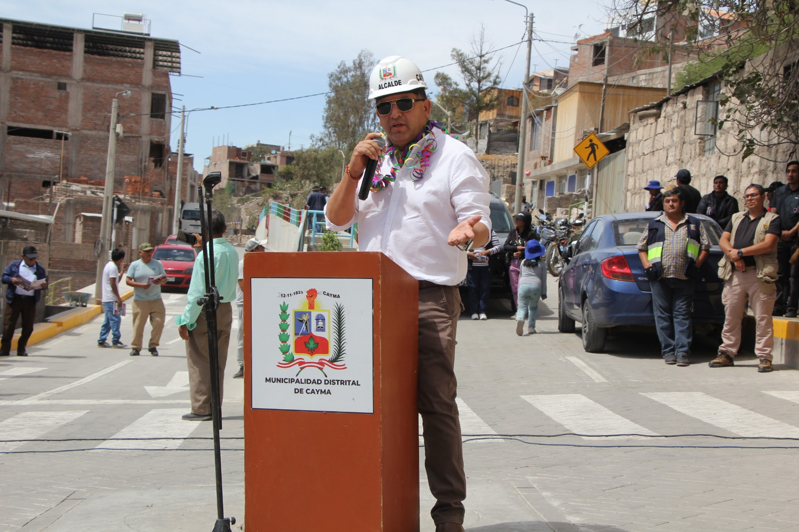 Cayma: mejoran vías y accesos peatonales en Buenos Aires