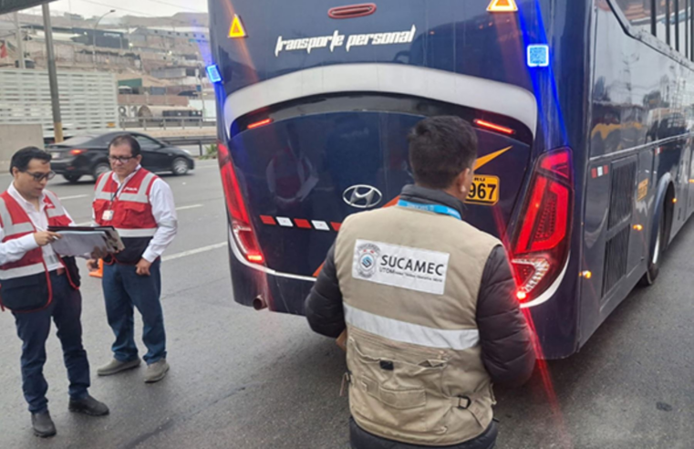 Inspeccionan buses para garantizar seguridad y controlar pirotécnicos