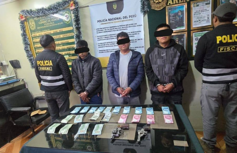 Desarticulan banda armada en vía Arequipa–Yura