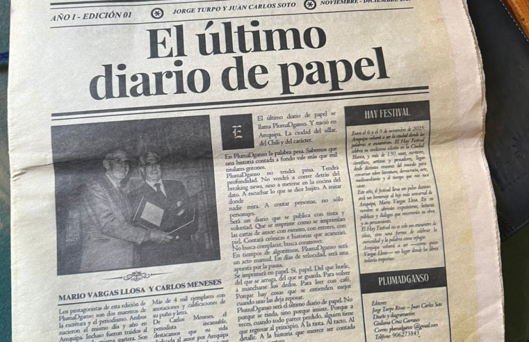Dos periodistas crean nuevo “diario”, el último de papel