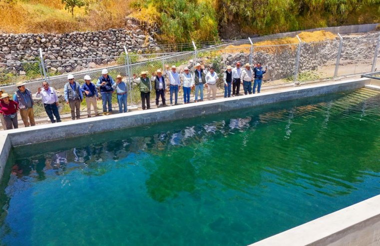 Inauguran obras de infraestructura de riego para comunidades de Castilla
