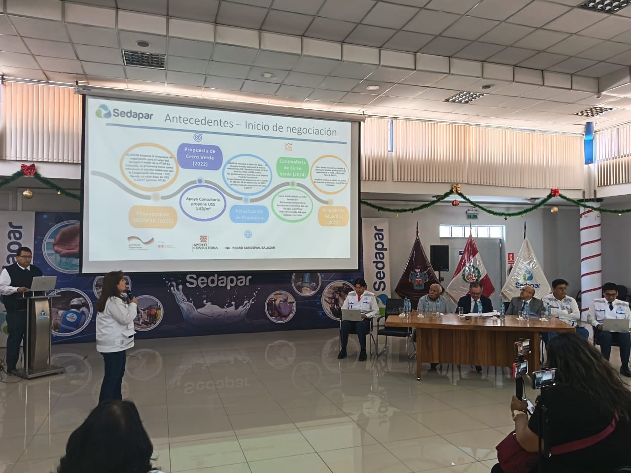 MINERA EJECUTARÁ OBRA PARA AREQUIPA NO SE QUEDE SIN AGUA EN ÉPOCA DE LLUVIAS