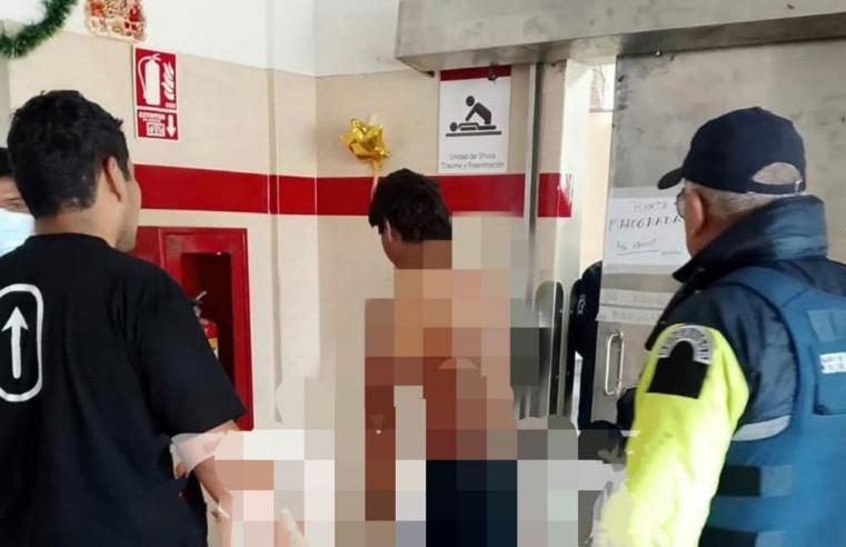 Joven resulta herido tras explosión de balón de gas