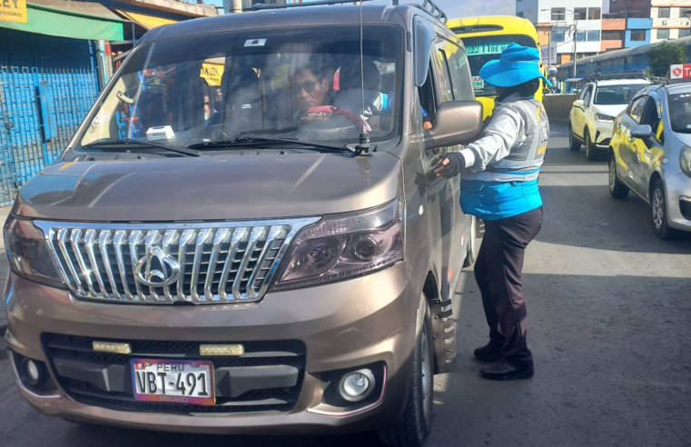 Operativos de fiscalización permiten internamiento de 4 “loncheritas” y 200 vehículos