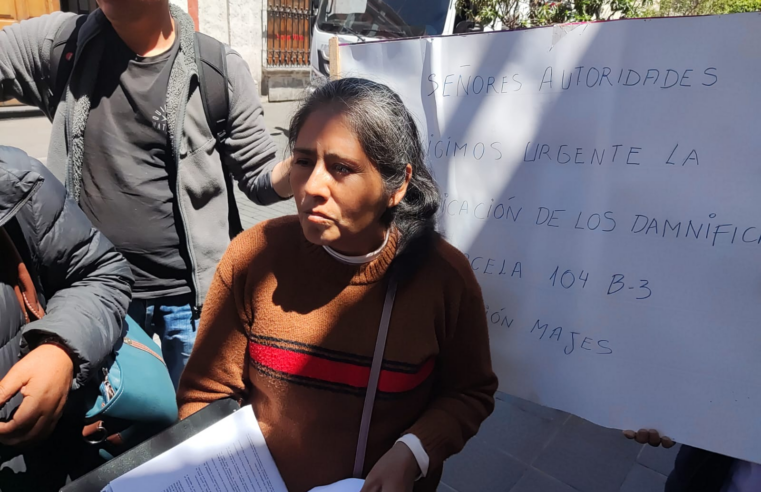Cuatro años sin solución por afloramientos en parcelas de Majes