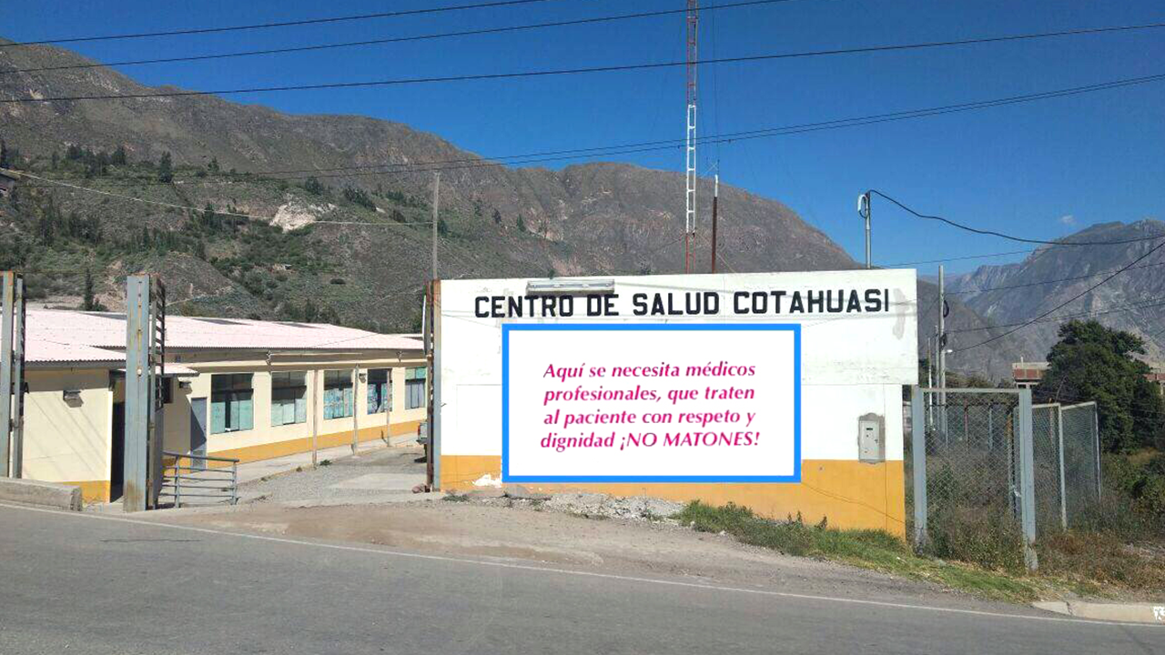 Obras en centro de salud de Cotahuasi no concluirán antes de las lluvias