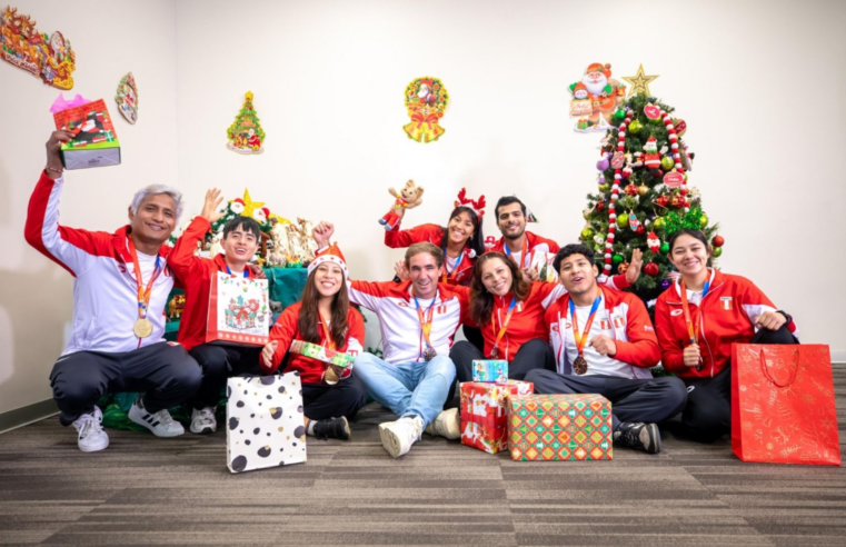 Medallistas Bolivarianos 2025 se unieron para celebrar la Navidad