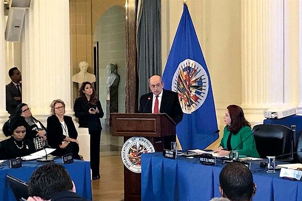 Canciller ante OEA: pedidos de asilo se evalúen con información del Estado