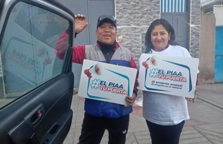 Impulsan transparencia en proyectos de agua y saneamiento en Juliaca