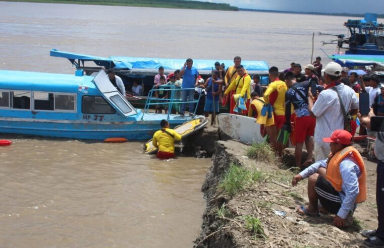 Brigadas de rescate reanudan búsqueda de desaparecidos en río Ucayali
