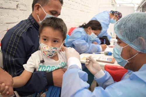 Cobertura de vacunación infantil en Arequipa será inferior a cifras de años pasados