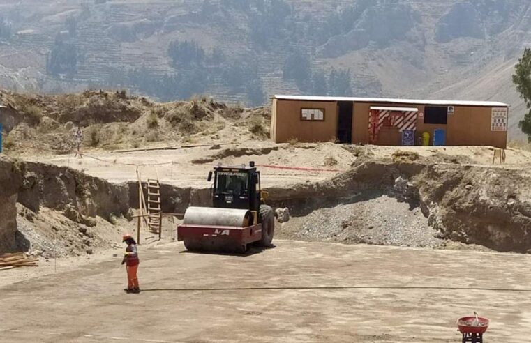 Obras del GRA en Caylloma en riesgo de paralización por falta de presupuesto