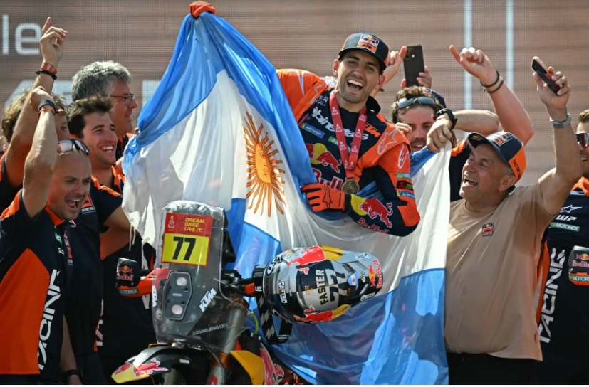 En Dakar hubo victoria en motos por solo dos segundos de diferencia