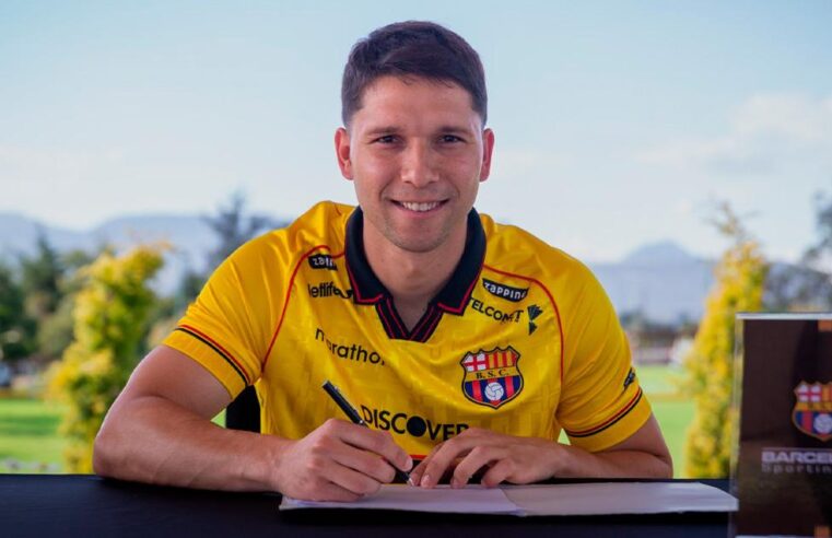 Tomás Martínez fue presentado en el Barcelona de Ecuador
