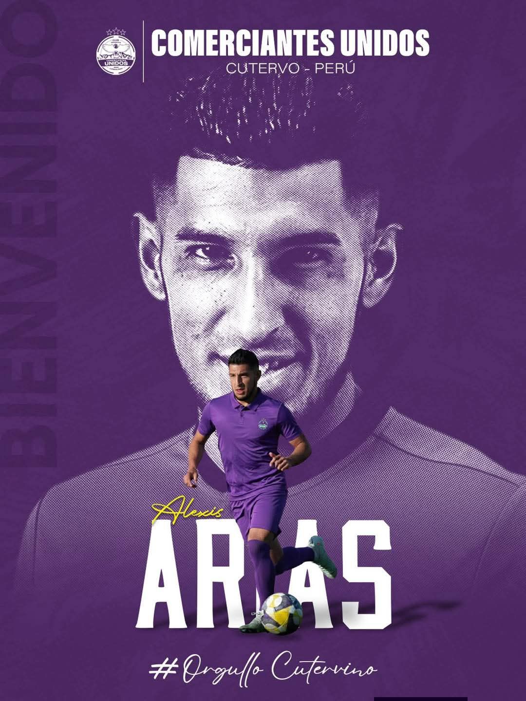 Alexis Arias fue presentado como jale de Comerciantes Unidos