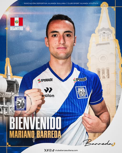 Arequipeño Barreda fue presentado como jale de Alianza Sullana