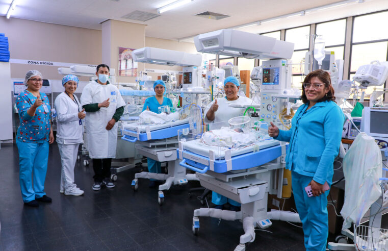 EsSalud  da la bienvenida al 2026 con nacimiento de trillizos